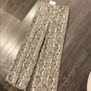Snake print pants